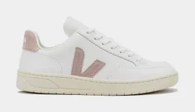 V-12 Leather Womens Lifestyle Shoes (White/Pink)