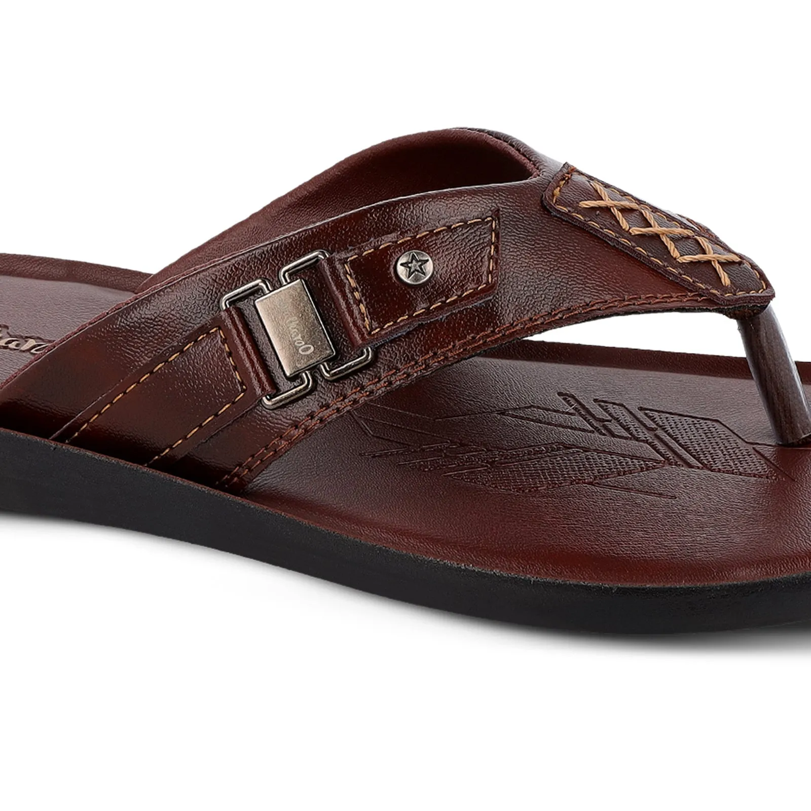 Walkaroo Men Sandal  - WG5078 Brown