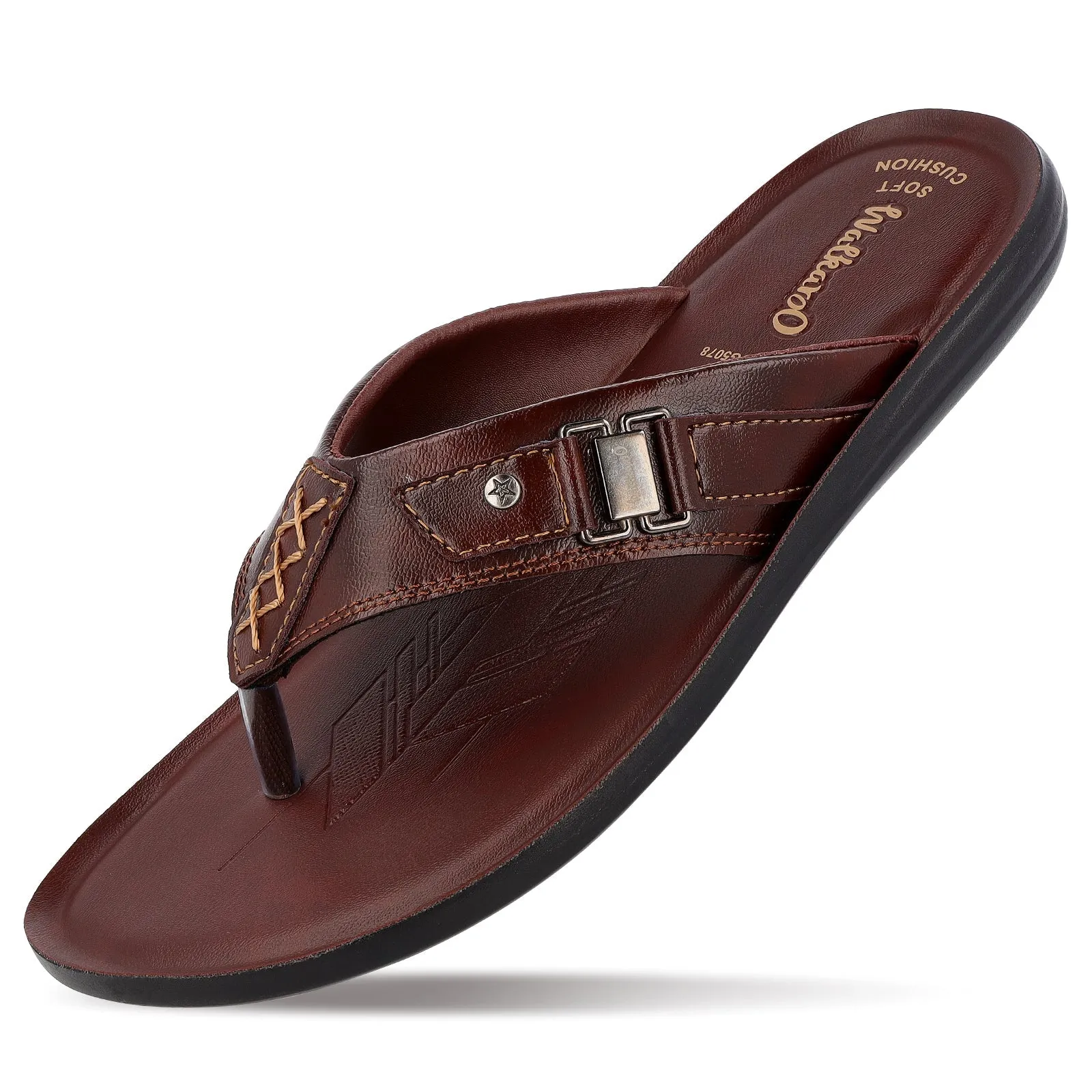 Walkaroo Men Sandal  - WG5078 Brown