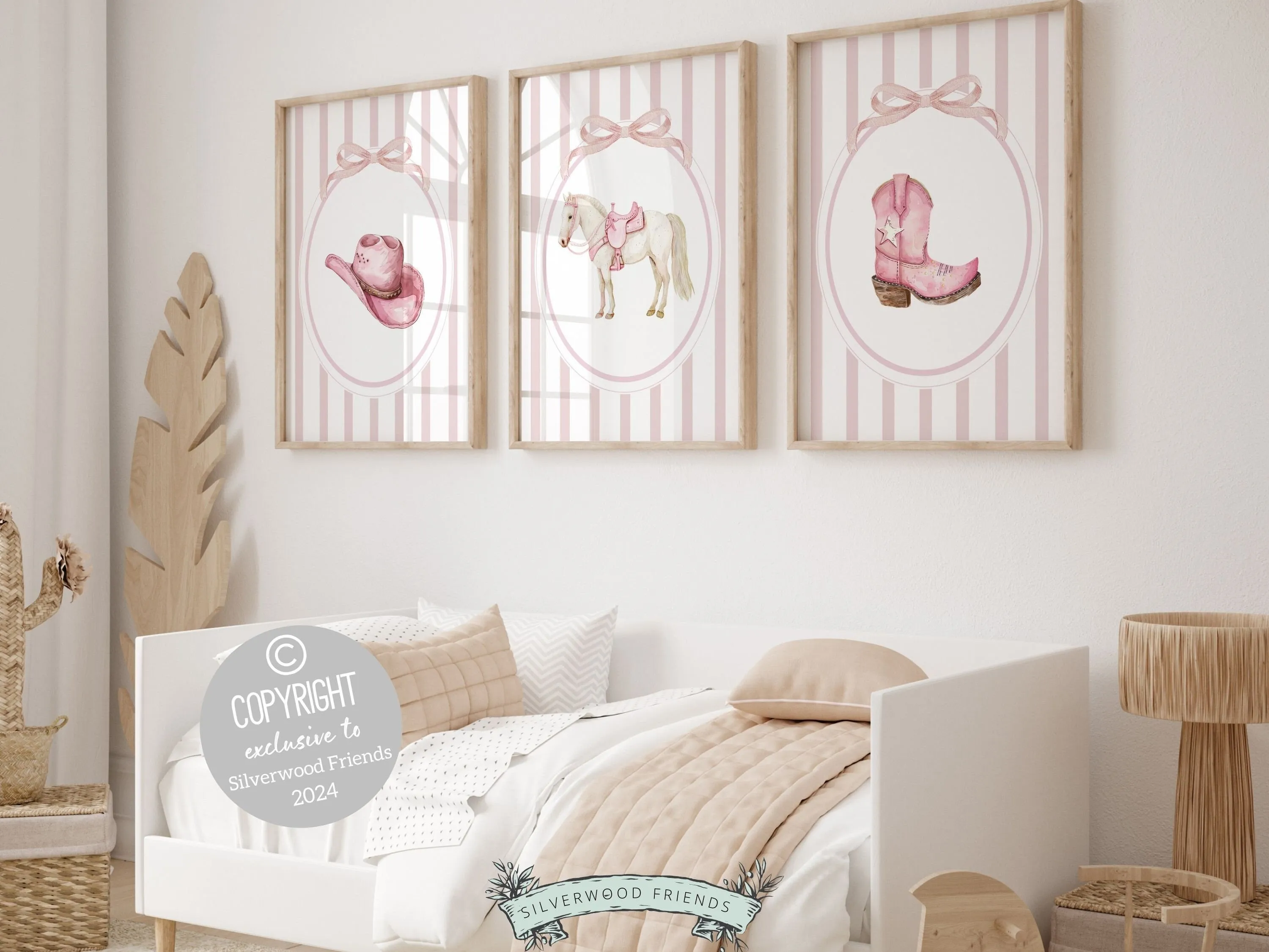 Western Coquette Nursery Prints - 001