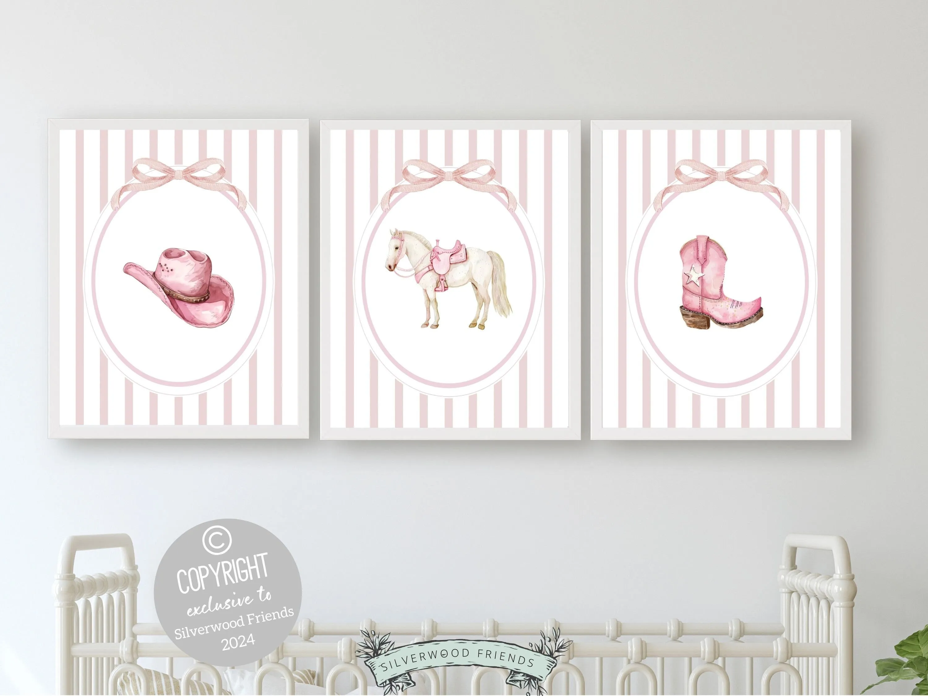 Western Coquette Nursery Prints - 001