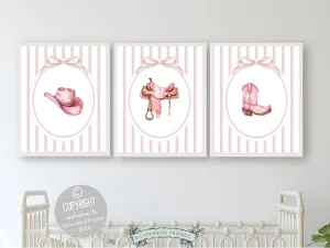 Western Coquette Nursery Prints - 002