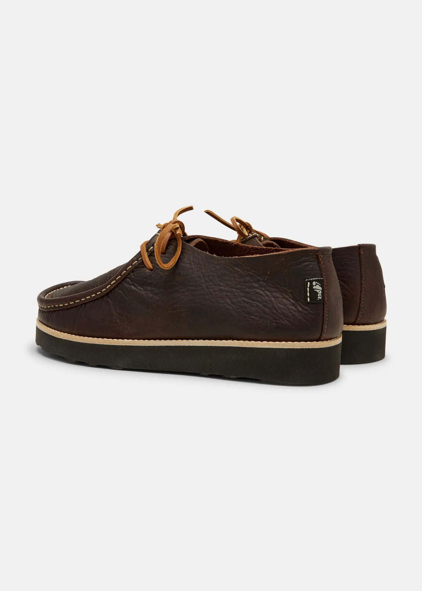 Willard II Leather Shoe On EVA - Dark Brown