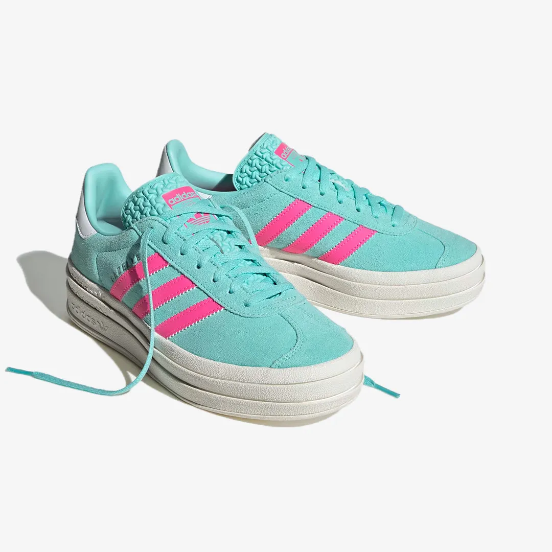 WMN'S GAZELLE SHOES 'FLASH AQUA / LUCID PINK / CLOUD WHITE'