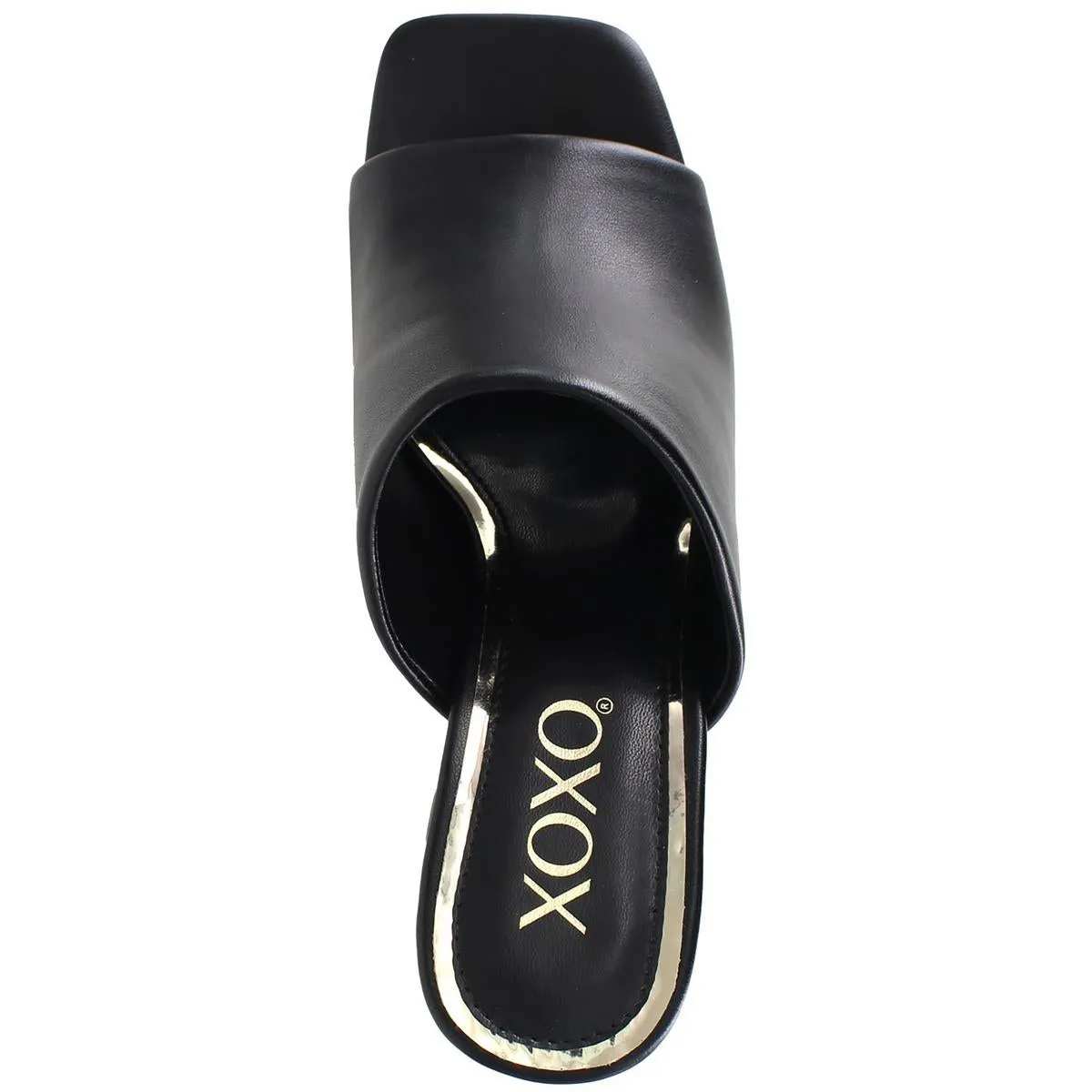 XOXO Womens Adelisa Slip On Square Toe Platform Sandals